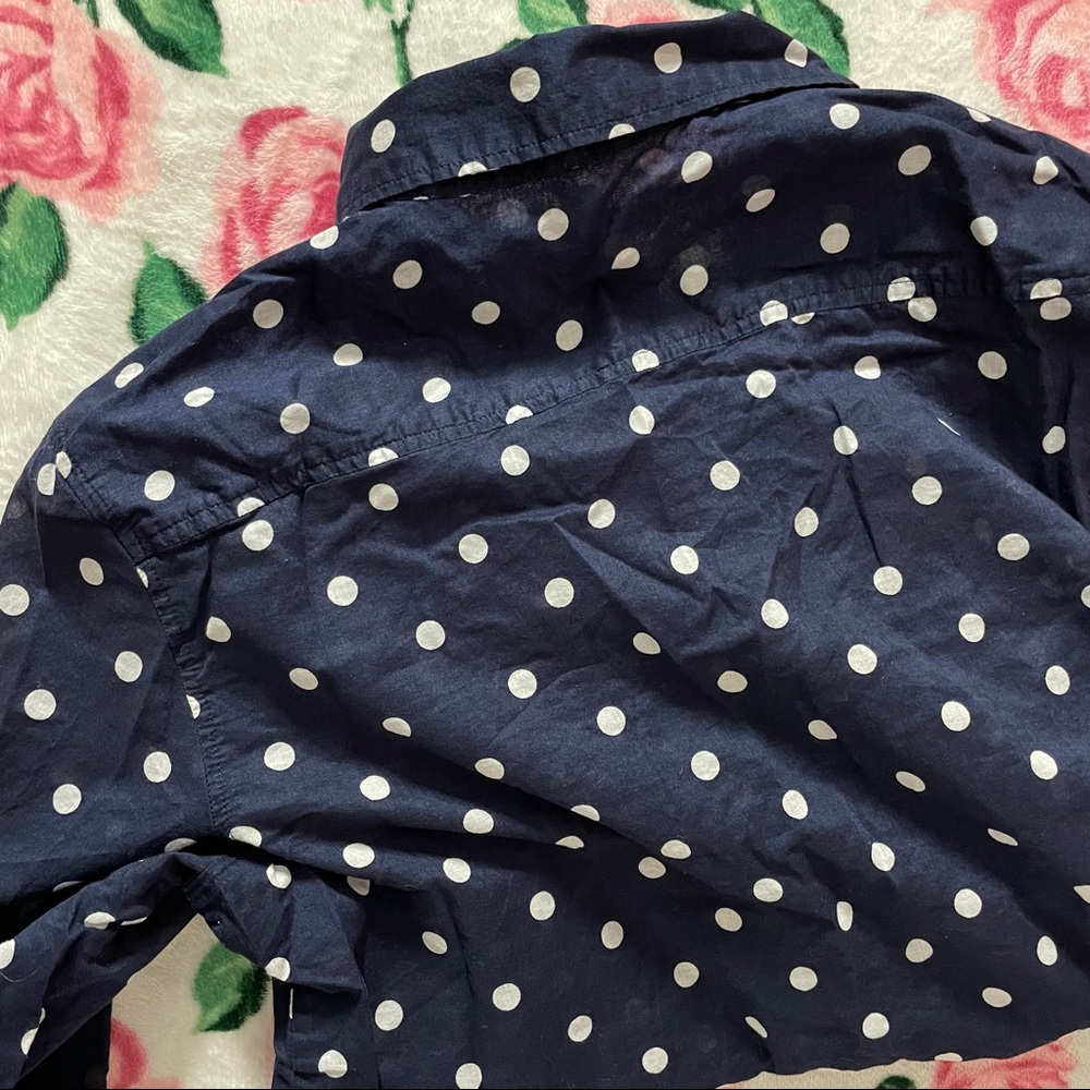 Talbots Long Sleeve Button Up Top. - Picture 5 of 6